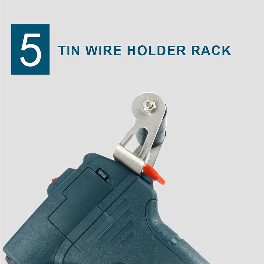 ZTBH Herramientas de soldadura y accesorios Soldador eléctrico, Estación de soldadura 60W Punta de soldador, Pistola de estaño de alimentación manual térmica externa, Herramientas de reparación de