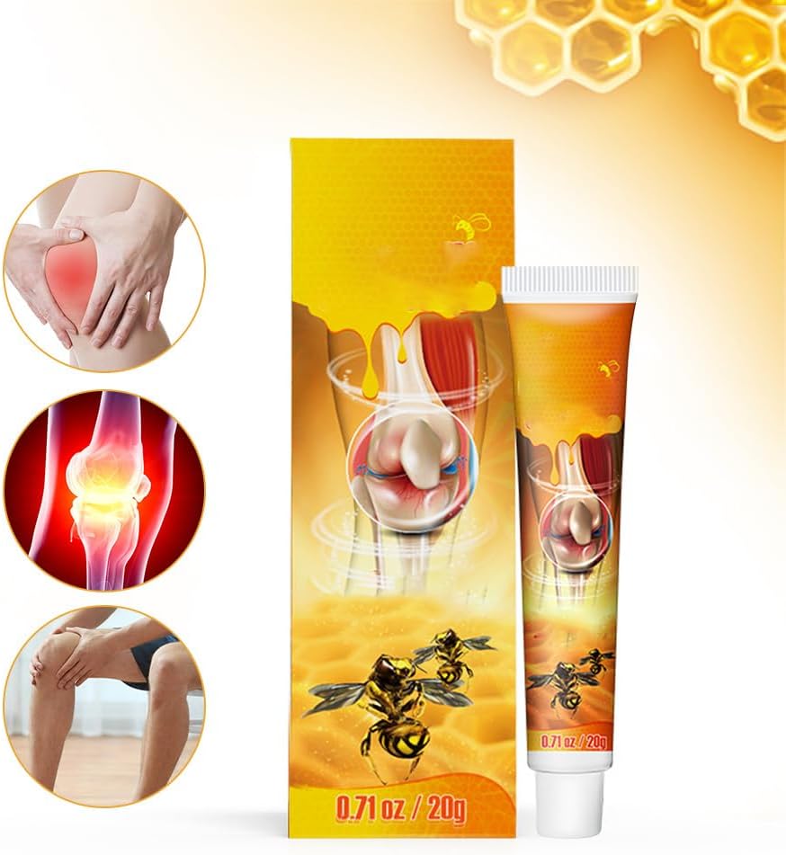 BeeRelief Crema™:¡Alivio muscular rápido y natural con el poder de la abeja!