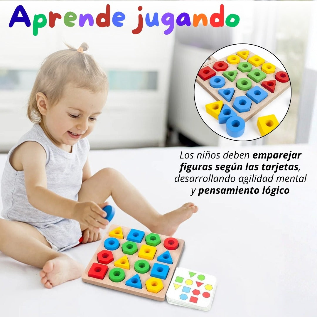 🧩 Rompecabezas Geometrix Multicolores Niños