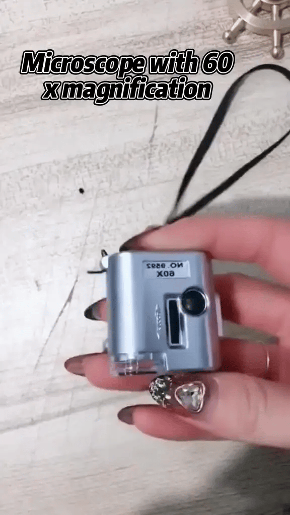 Microscopio con Clip 60x para Celular⚡💙