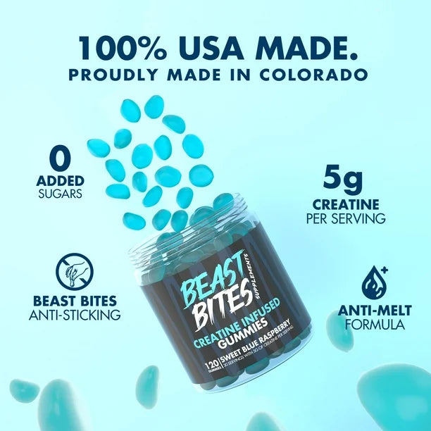 ¡REVOLUCIÓN FITNESS EN GOMMAS! | Beast Bites Creatine – La Creatina que SÍ Tomarás Todos los Días