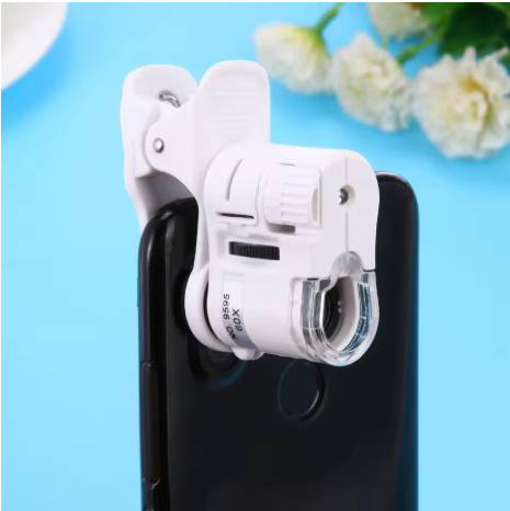 Microscopio con Clip 60x para Celular⚡💙