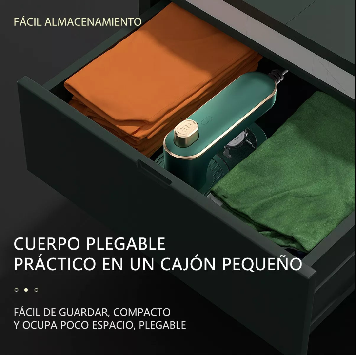 Plancha a vapor, cero arrugas en segundos