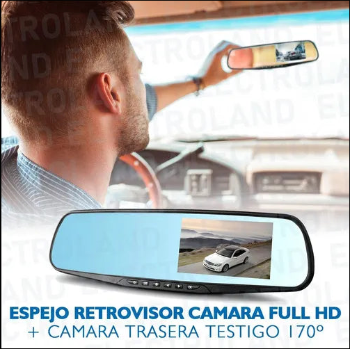 Cámara Retrovisor Full HD 🚗 Tu Auto Más Seguro, Moderno y Conectado