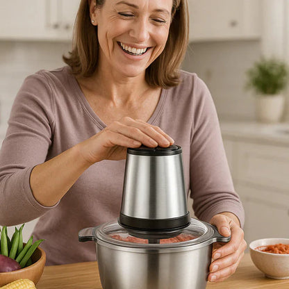 Picadora eléctrica para Carne y Verduras 🥩⚡ Cocina sin esfuerzo