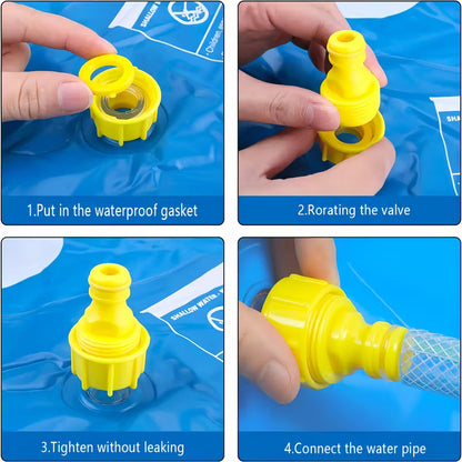 Alfombra Splash Pad con Rociadores (100 cm)