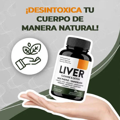 LiverShield PRO Desintoxicación natural para sentirte mas liviano cada día.
