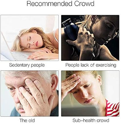 Masajeador de acupuntura electrónica, recargable por USB, para aliviar el dolor.