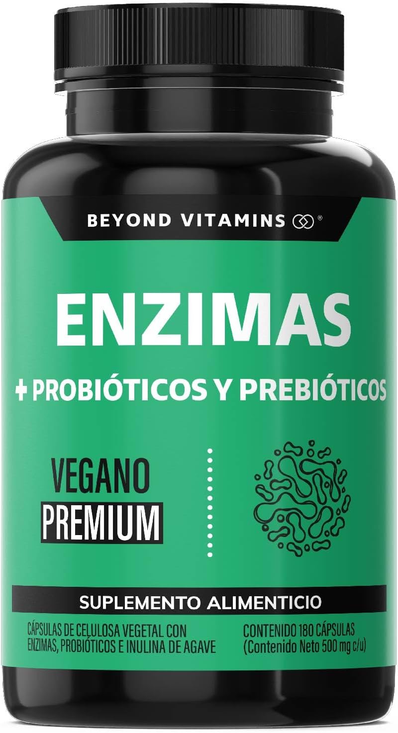 ENZIMAS + PROBIÓTICOS Y PREBIÓTICOS (Beyond Vitamins). 🟢