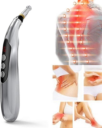 Masajeador de acupuntura electrónica, recargable por USB, para aliviar el dolor.