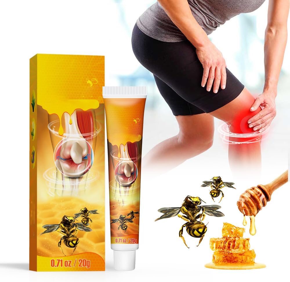 BeeRelief Crema™:¡Alivio muscular rápido y natural con el poder de la abeja!