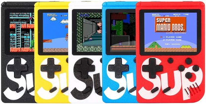 Consola Retro SUP 400 Juegos Clásicos Portátil – Pantalla LCD, Batería Recargable y Modo 2 Jugadores