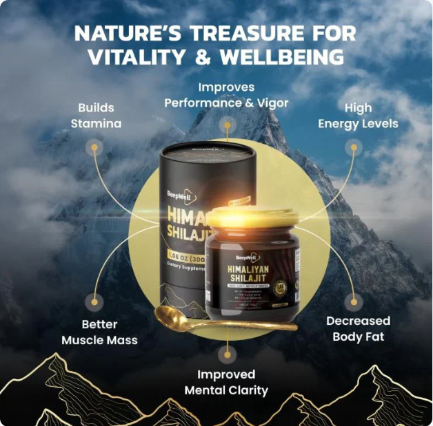 Shilajit Gold+(Del himalaya): El secreto para aumentar tu Energía… y Tu Virilidad⚡🍆 Naturalmente.