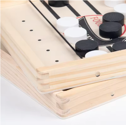 Ajedrez Catapulta de Madera, el juego perfecto para competir, reír y retar tus reflejos en familia.