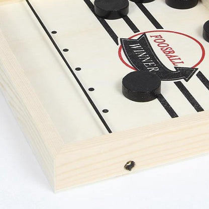 Ajedrez Catapulta de Madera, el juego perfecto para competir, reír y retar tus reflejos en familia.