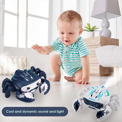 CangreBot Humo Mágico™🐚✨ – El Cangrejo Interactivo con Luces, Sonido y Efecto de Humo Real✨