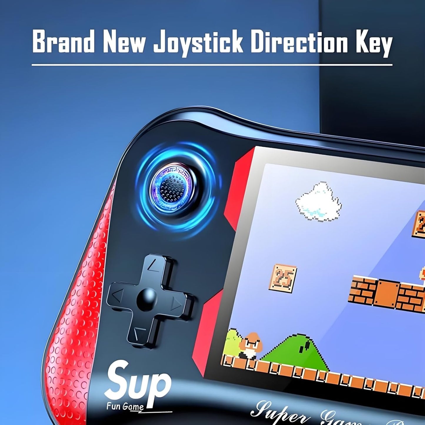 Consola de videojuegos portátil PlayPulse con control remoto para niños, 500 juegos en 1, estilo retro clásico.