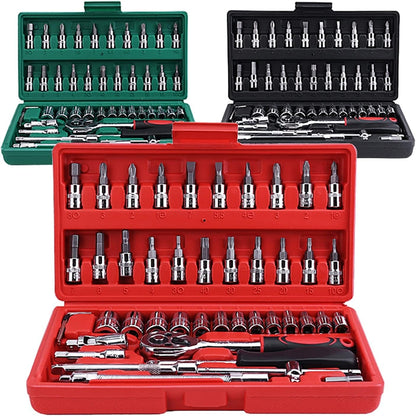 Kit de Herramientas Mecánicas de 46 Piezas