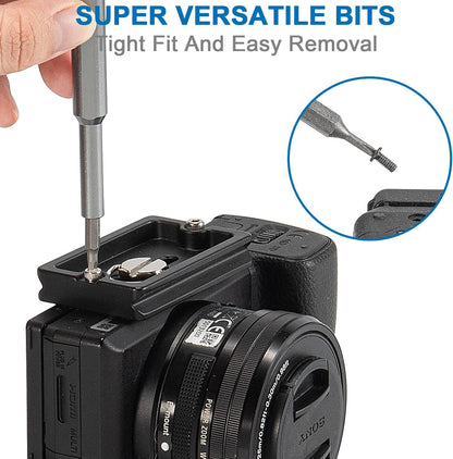 Kit Destornillador Precisión Crv Brinna 24 Puntas Magneticas