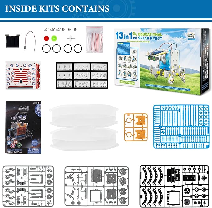 Robot Solar Educativo 13-en-1