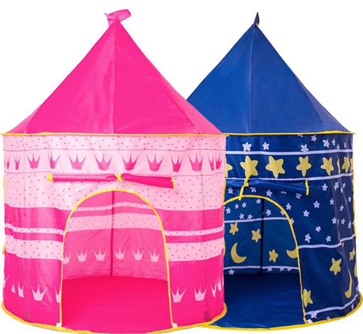 CARPA CASTILLO DE JUEGO 3 PERSONAS PLEGABLE PORTÁTIL PARA NIÑOS Y NIÑAS. 🏰✨