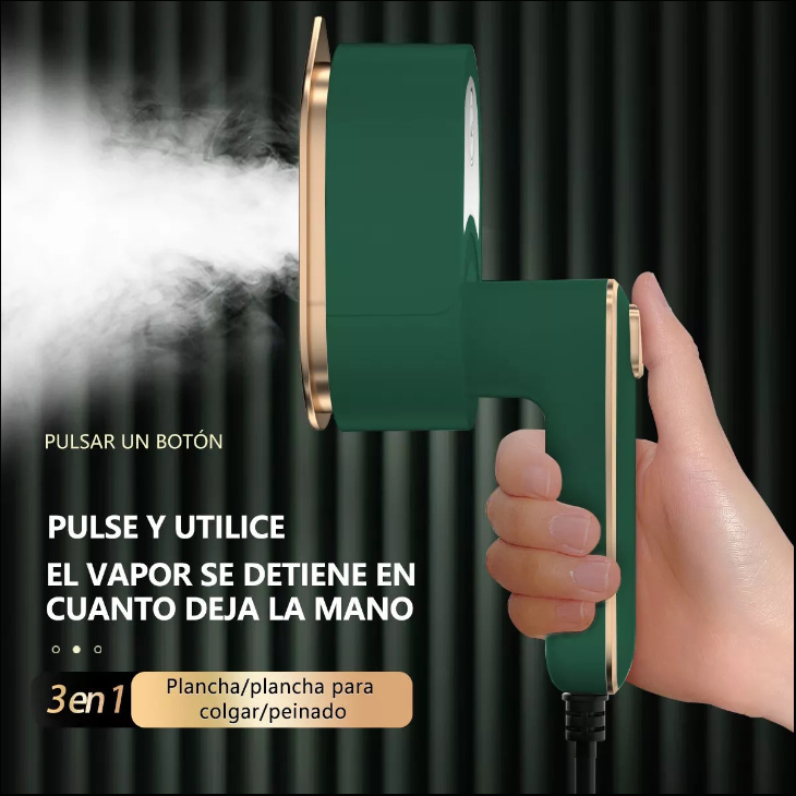 Plancha a vapor, cero arrugas en segundos
