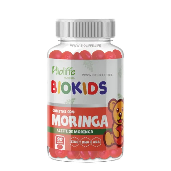 Gomitas BIOKIDS Moringa + Zinc, DHA y ARA