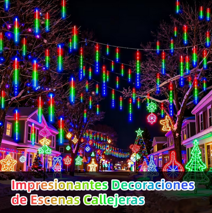 Luces Led Meteoro Navideñas - Multicolor