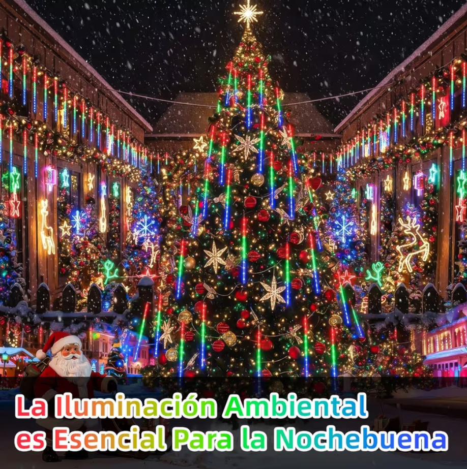 Luces Led Meteoro Navideñas - Multicolor