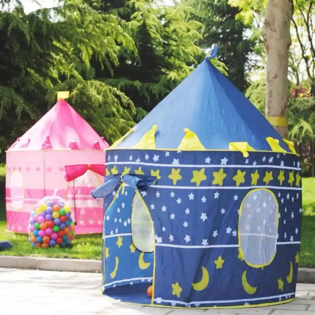 CARPA CASTILLO DE JUEGO 3 PERSONAS PLEGABLE PORTÁTIL PARA NIÑOS Y NIÑAS. 🏰✨