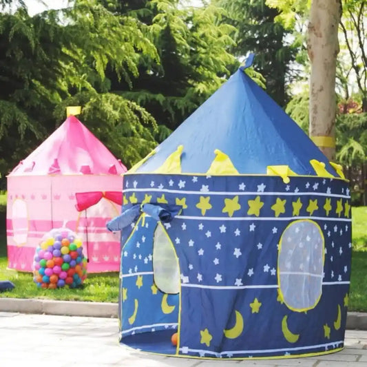 CARPA CASTILLO DE JUEGO 3 PERSONAS PLEGABLE PORTÁTIL PARA NIÑOS Y NIÑAS. 🏰✨
