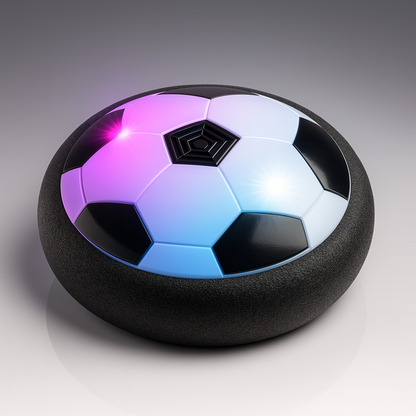 Balón de Fútbol Plano LED para interiores.