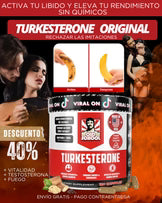Turkesterone con Tongkat AliSuplemento Natural de testosterona para hombres – Turkesterona 1500 mg de potencia máxima con Tongkat Ali y BioPerine® + Músculo, recuperación y resistencia 🍆 – 120 cápsulas
