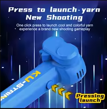 Tirador de Cuerdas Luminosas KU-String – Juguete Volador Antiestrés con Luces LED