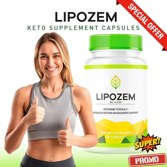 LipoZem Suplemento de Magnesio/Calcio/Sodio | Apoyo Digestivo + Energía Mental | Pérdida de Peso | Vegano, Sin Gluten/Sin Aditivo