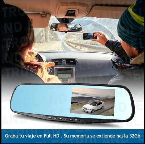 Cámara Retrovisor Full HD 🚗 Tu Auto Más Seguro, Moderno y Conectado
