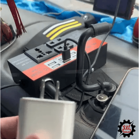 Convertidor inteligente multifunción de 12 V/24 V a 110 V/220 V 1500 W