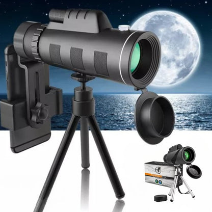 Monocular HD con Trípode y Adaptador para Celular