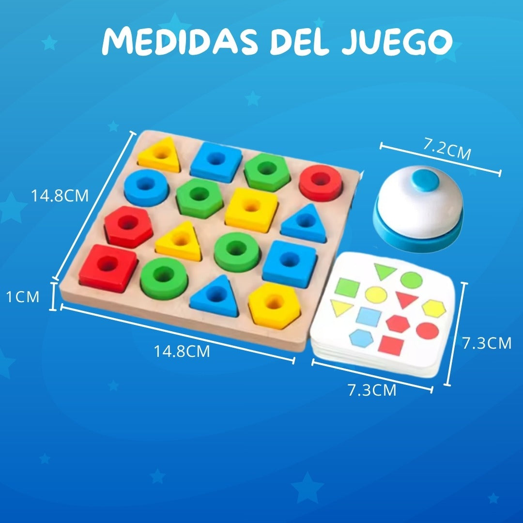 🧩 Rompecabezas Geometrix Multicolores Niños