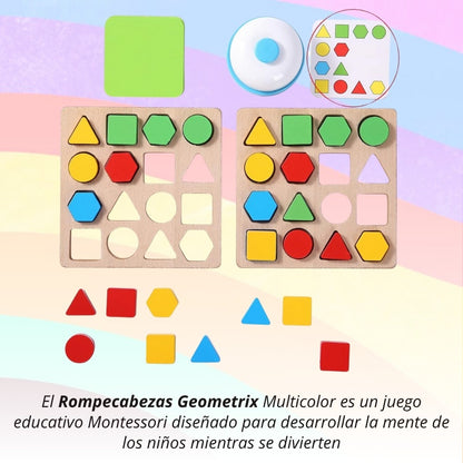 🧩 Rompecabezas Geometrix Multicolores Niños