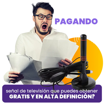 Antena Digital 4K. Canales HD gratis en minutos 📺⚡