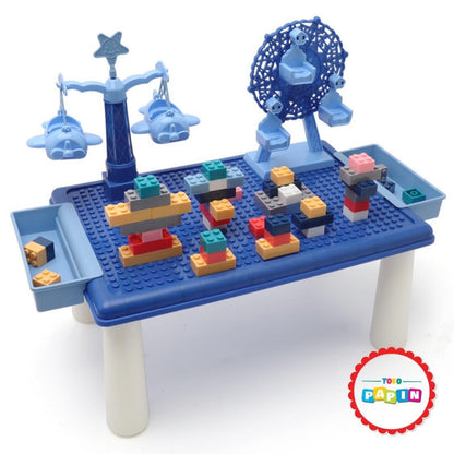 Set de Bloques de Construcción para niños. 🧱 La Mesa de Construcción que Ordena y Divierte