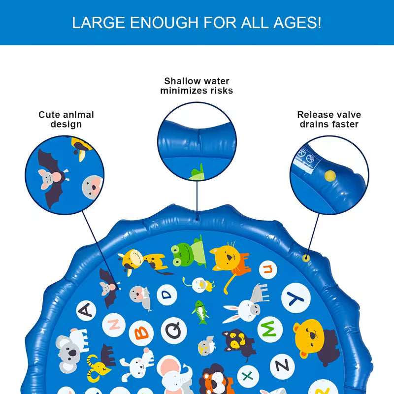 Alfombra Splash Pad con Rociadores (100 cm)