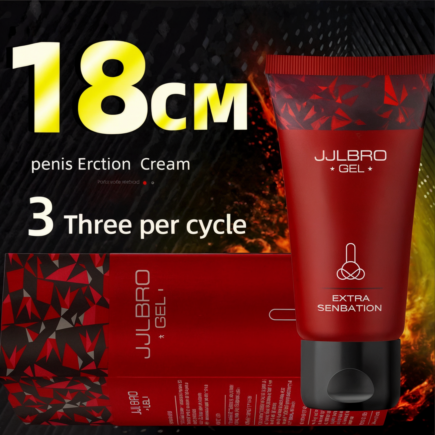 Gel de masaje extra Sensation, crema corporal re-vitalize (JJLBRO Extra Sensation)