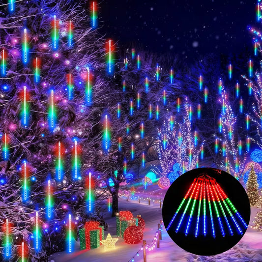 Luces Led Meteoro Navideñas - Multicolor