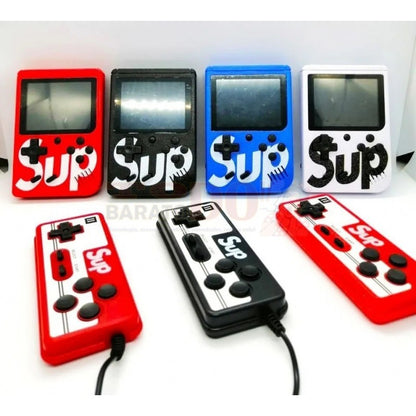 Consola Retro SUP 400 Juegos Clásicos Portátil – Pantalla LCD, Batería Recargable y Modo 2 Jugadores