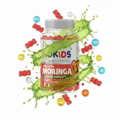 Gomitas BIOKIDS Moringa + Zinc, DHA y ARA