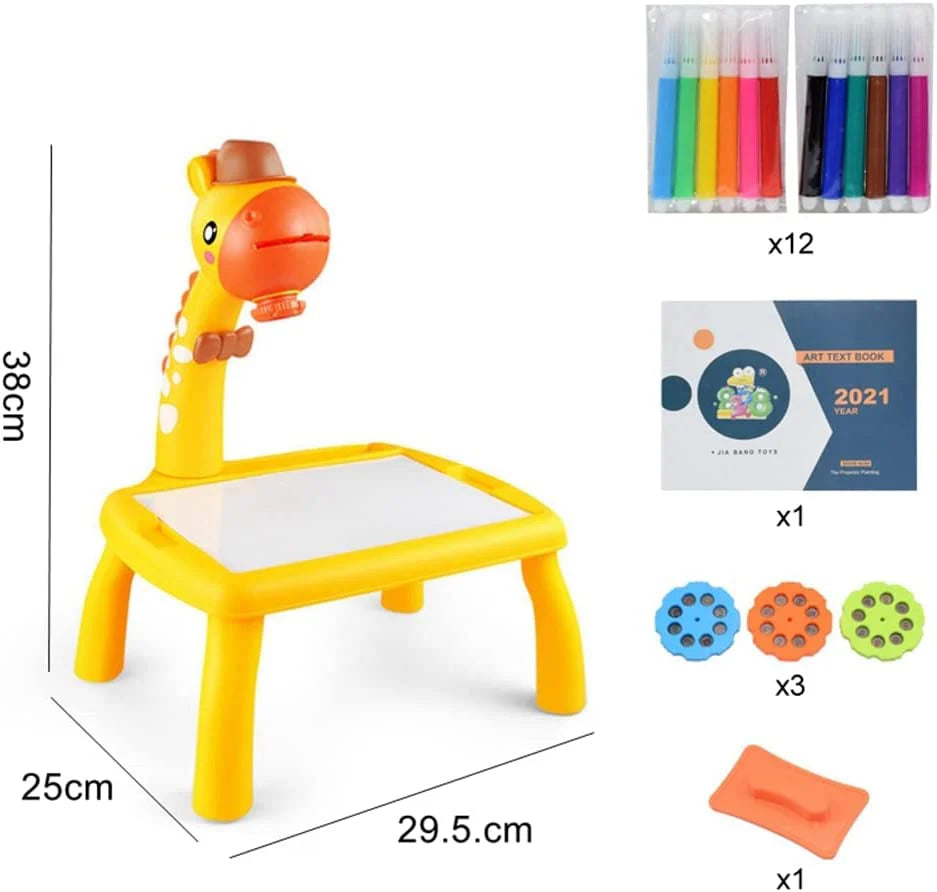 Mesa con Proyector para Aprender a Dibujar