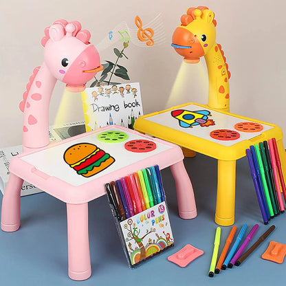 Mesa con Proyector para Aprender a Dibujar